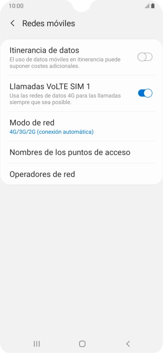 Pulsa el indicador junto a 