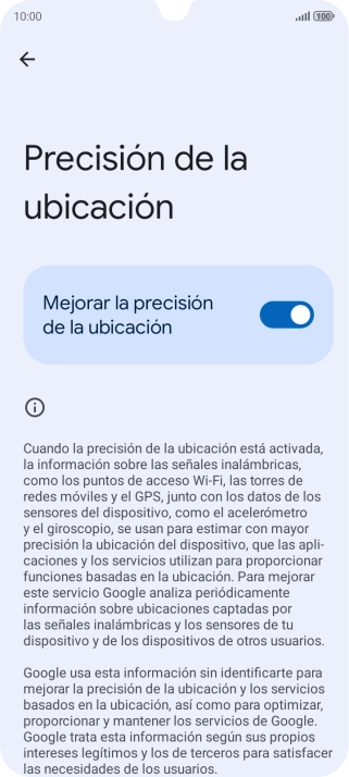 Si pulsas el indicador junto a 