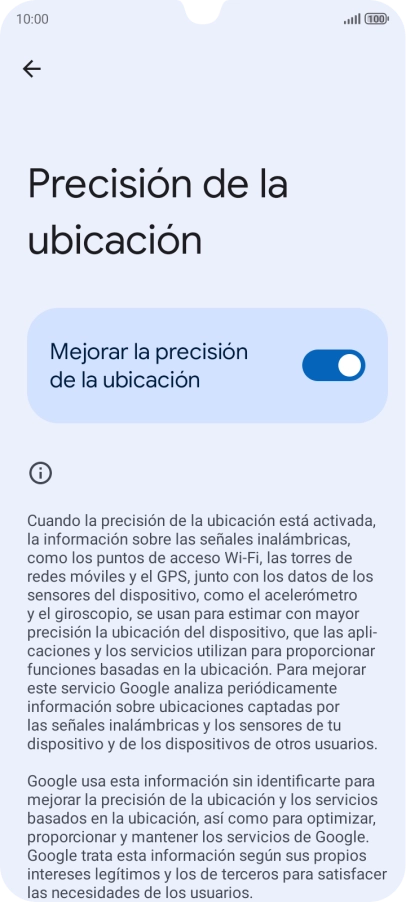 Si pulsas el indicador junto a 