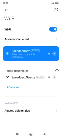 Pulsa la tecla de inicio para terminar y regresar a la pantalla de inicio.