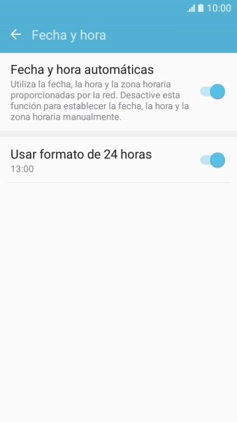 Pulsa la tecla de inicio para terminar y regresar a la pantalla de inicio.