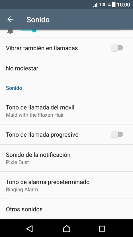 Pulsa la tecla de inicio para terminar y regresar a la pantalla de inicio.