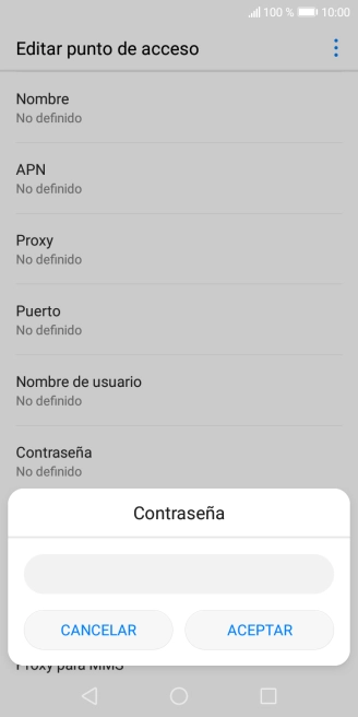 Introduce wap125 y pulsa ACEPTAR.