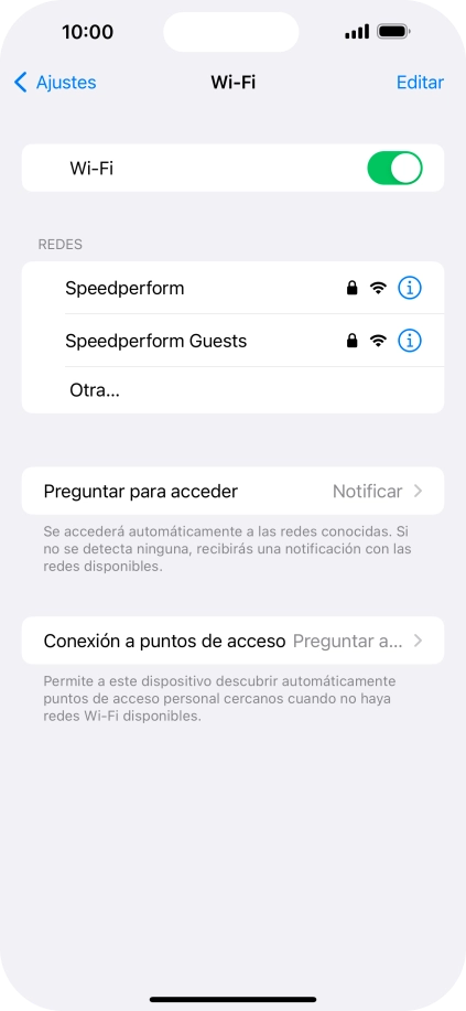 Pulsa la red wifi deseada e introduce la contraseña de esta red. Pulsa la red wifi deseada e introduce la contraseña de esta red.