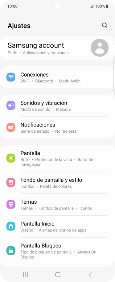 Pulsa Sonidos y vibración. Pulsa Sonidos y vibración.