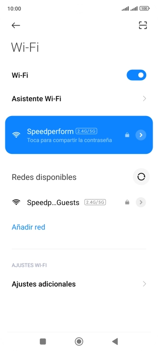 Pulsa la tecla de inicio para terminar y regresar a la pantalla de inicio.