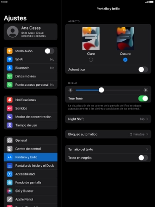 Pulsa el indicador junto a 