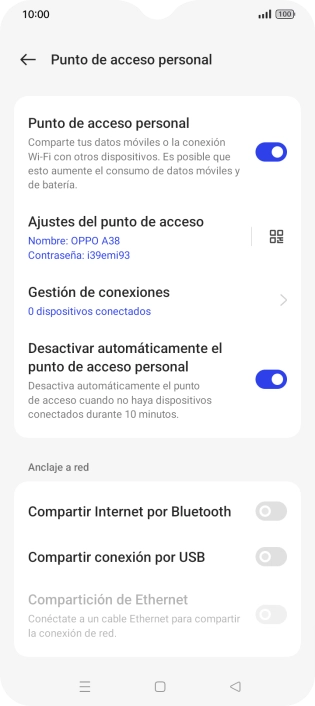 Pulsa la tecla de inicio para terminar y regresar a la pantalla de inicio.