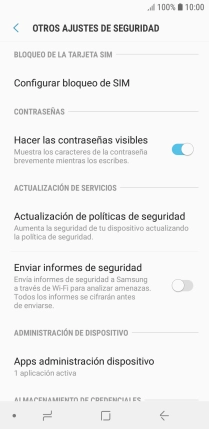 Pulsa Configurar bloqueo de SIM.