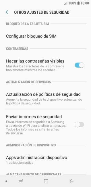 Pulsa Configurar bloqueo de SIM.