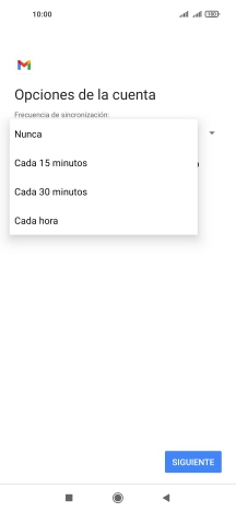 Pulsa el ajuste deseado.