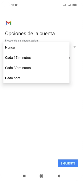 Pulsa el ajuste deseado.