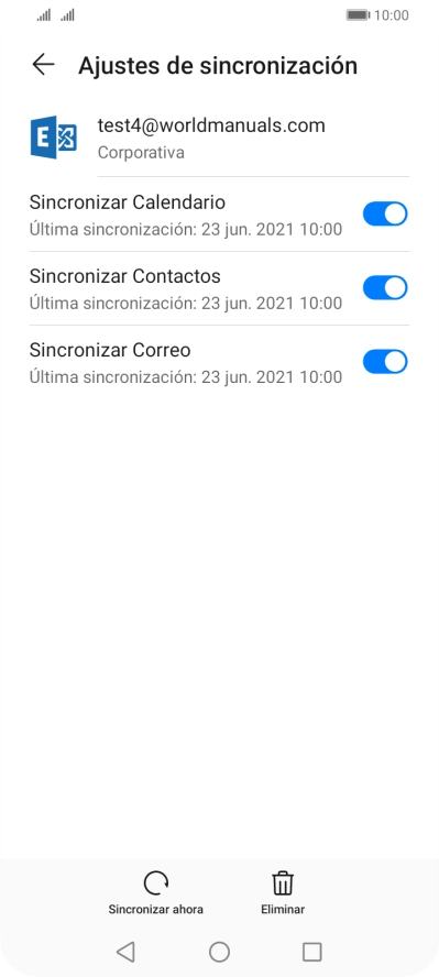 Pulsa la tecla de inicio para terminar y regresar a la pantalla de inicio.