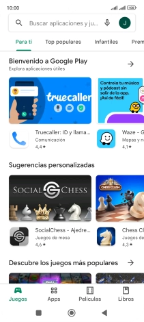 Pulsa el icono de perfil.