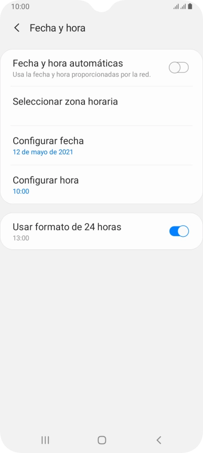 Pulsa el indicador junto a 
