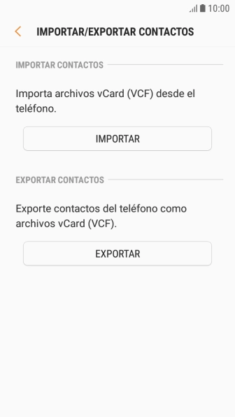 Pulsa IMPORTAR.