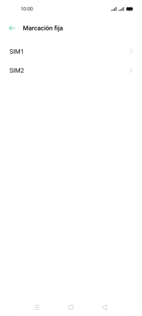 Pulsa la tarjeta SIM deseada.