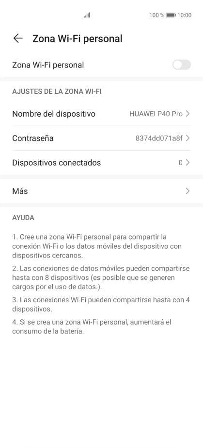 Pulsa Nombre del dispositivo.