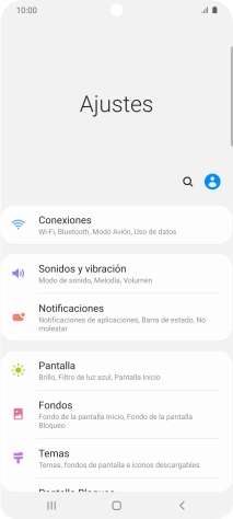 Pulsa Sonidos y vibración.