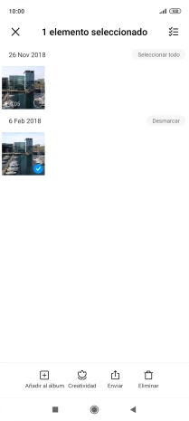 Pulsa el icono de seleccionar todo.