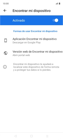 Pulsa la tecla de inicio para terminar y regresar a la pantalla de inicio.