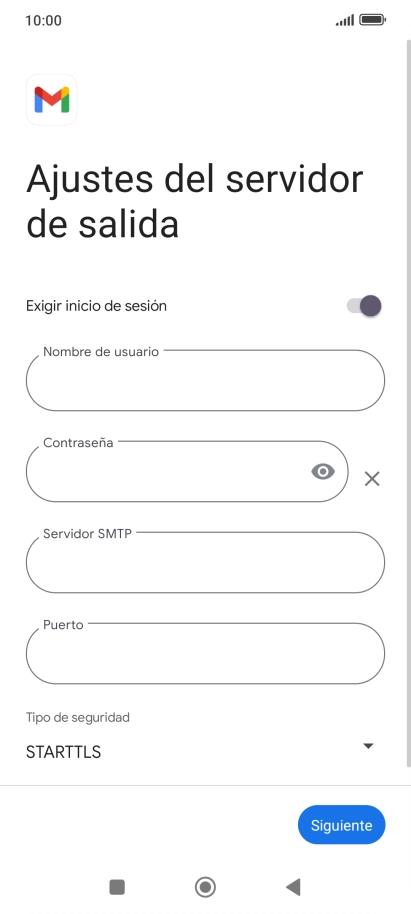 Pulsa el indicador junto a 