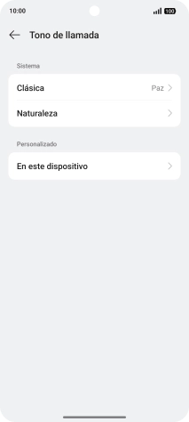 Pulsa la categoría deseada.