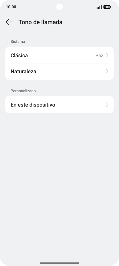 Pulsa la categoría deseada.