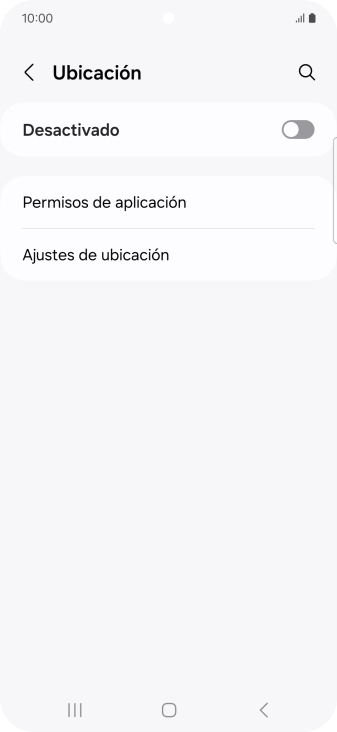Pulsa el indicador para activar o desactivar la función.