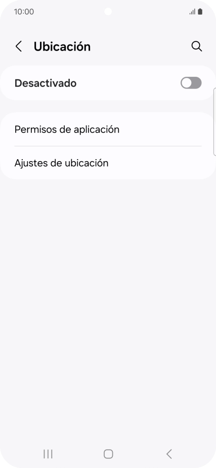 Pulsa el indicador para activar o desactivar la función.