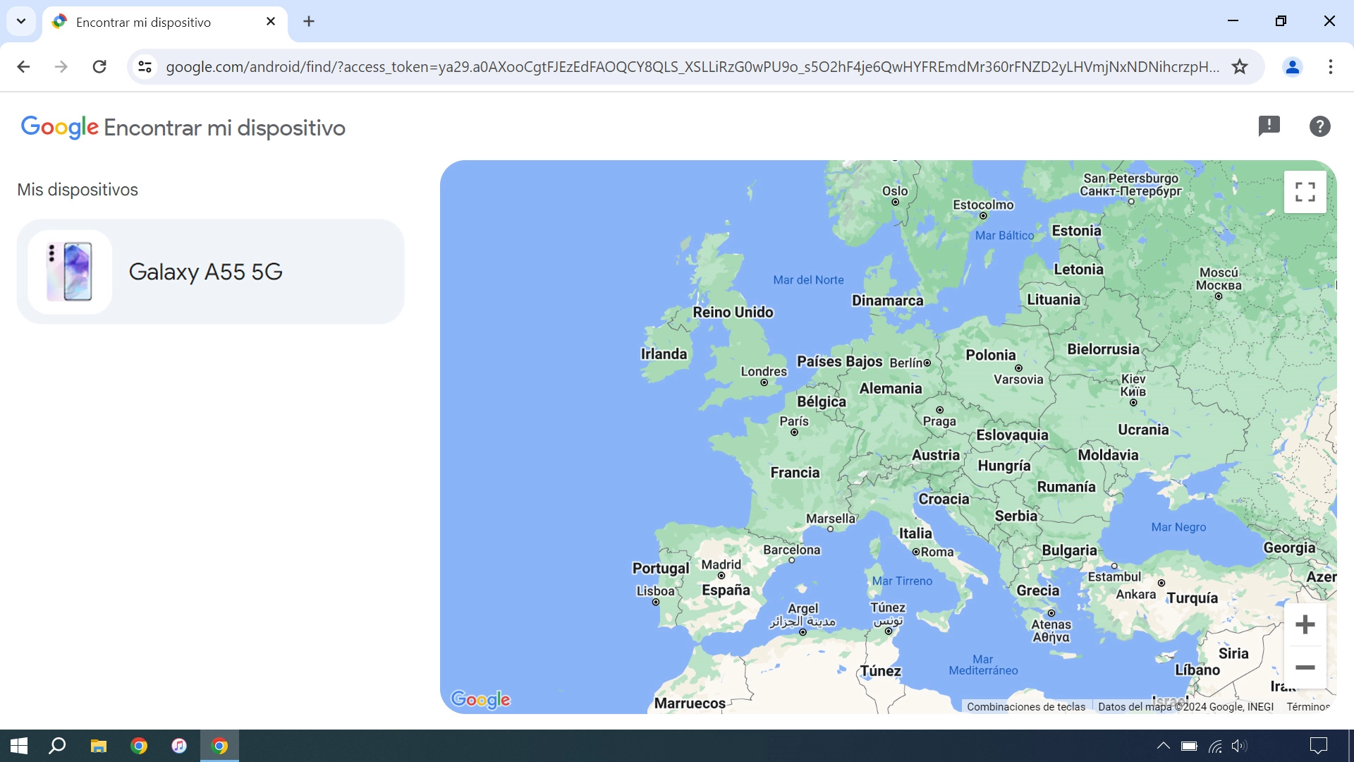 Haz clic en el dispositivo deseado.
