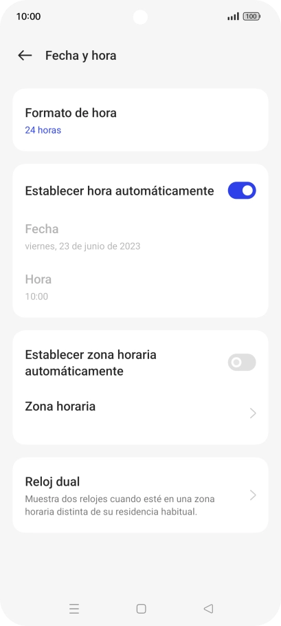 Pulsa el indicador junto a 