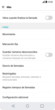 Pulsa Desvío de llamadas.