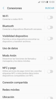 Pulsa Redes móviles.