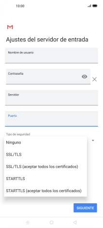 Pulsa Ninguno.