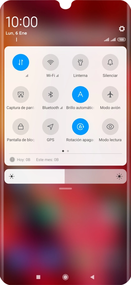 Pulsa el icono de ajustes.