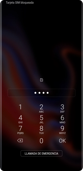 Si lo solicita el teléfono, introduce el código PIN y pulsa OK.