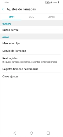 Pulsa la tarjeta SIM deseada.