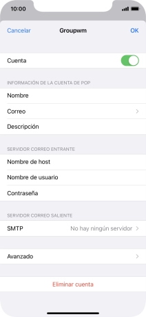 Pulsa SMTP.