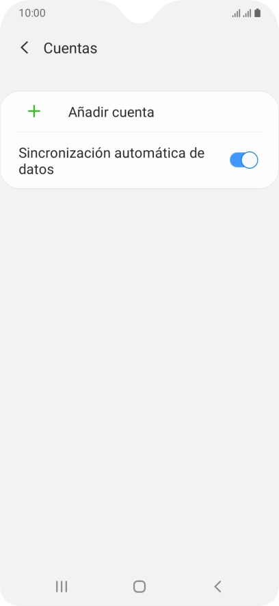 Pulsa Añadir cuenta.