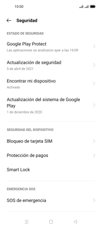 Pulsa Bloqueo de tarjeta SIM. Pulsa Bloqueo de tarjeta SIM.