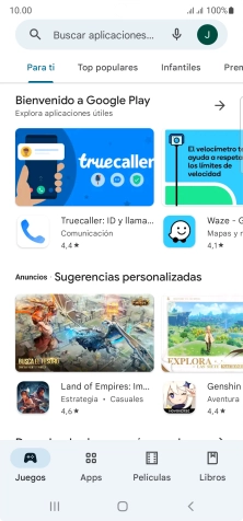 Pulsa el icono de perfil.