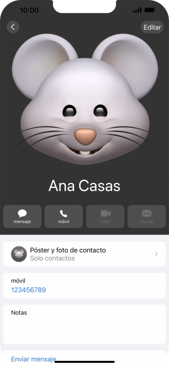Desliza el dedo hacia arriba desde la parte inferior de la pantalla para terminar y volver a la pantalla de inicio.