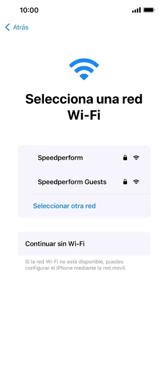 Pulsa la red wifi deseada.
