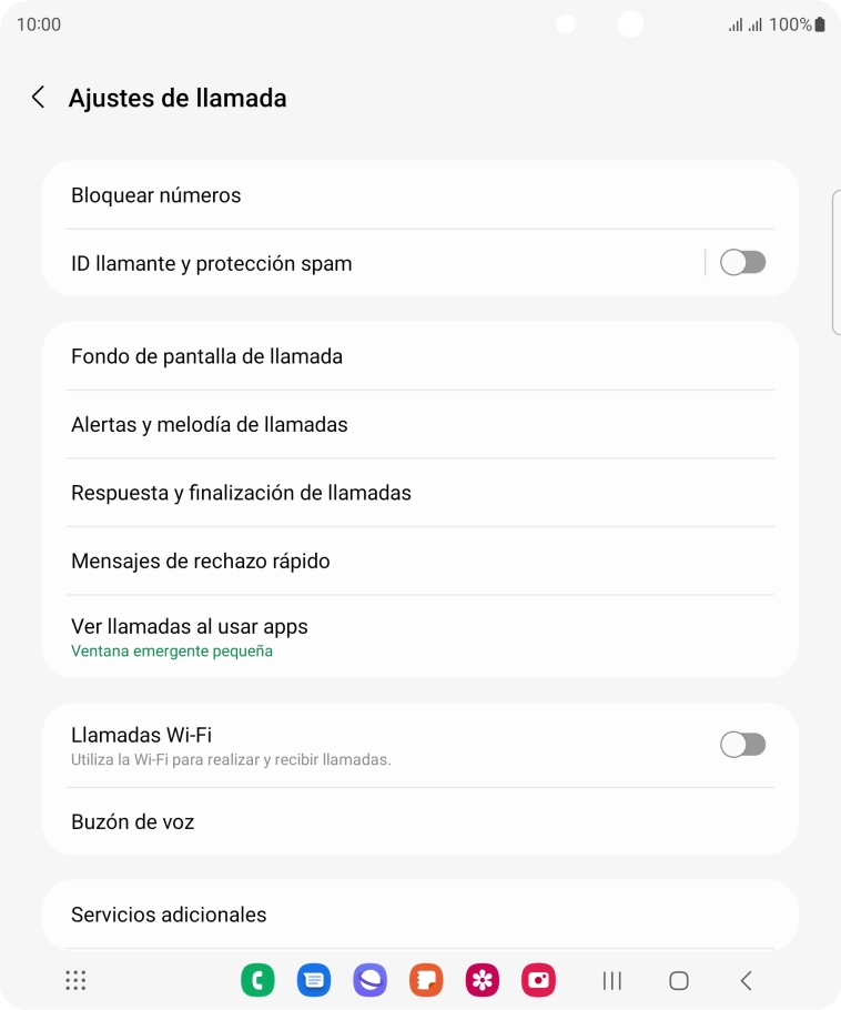 Pulsa Buzón de voz.