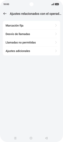 Pulsa Desvío de llamadas.