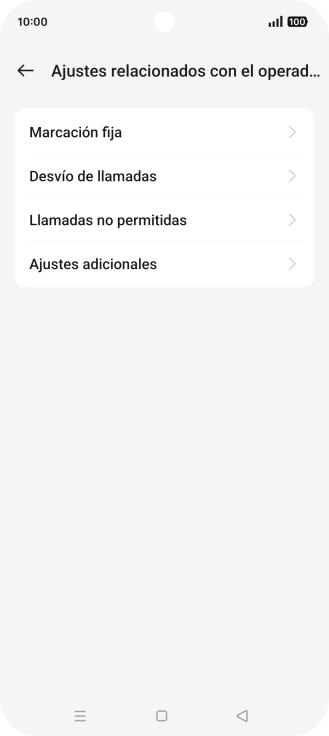 Pulsa Desvío de llamadas.