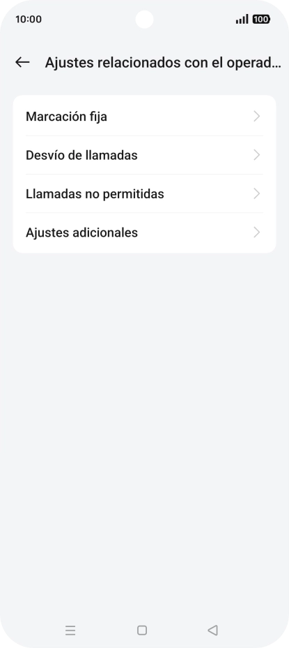 Pulsa Desvío de llamadas.