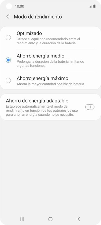 Pulsa la tecla de inicio para terminar y regresar a la pantalla de inicio.