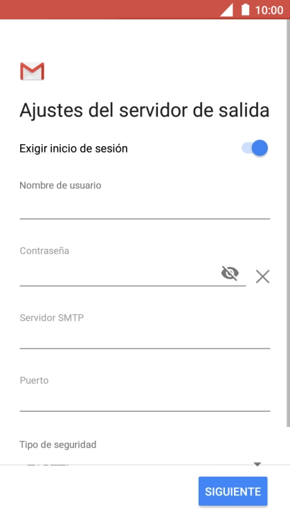 Pulsa el indicador junto a 